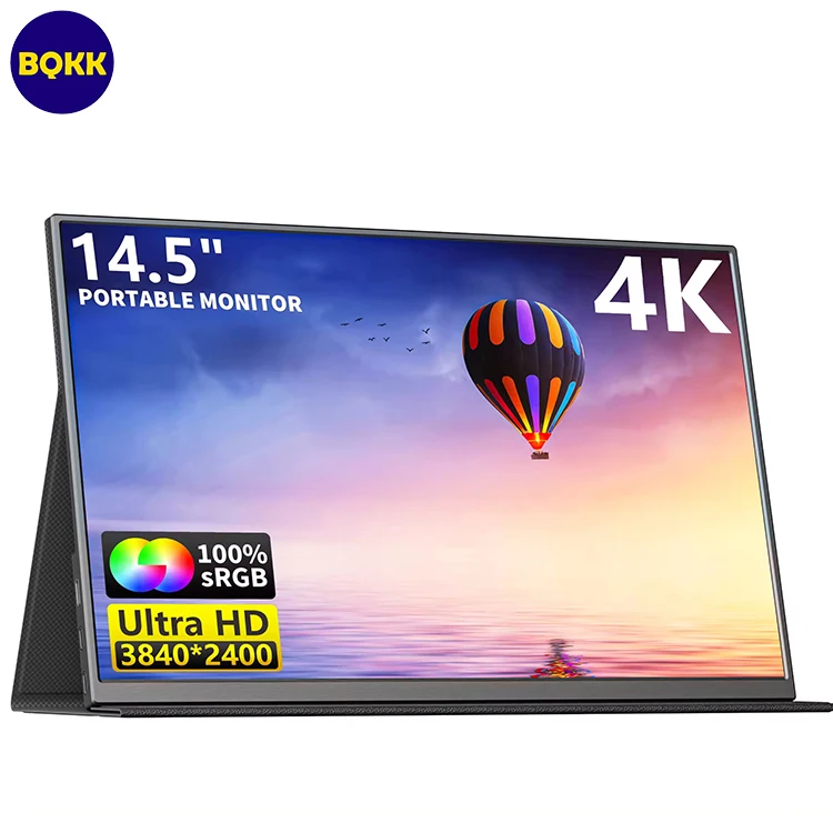 14.5 Inch Portable Monitor - 100% Srgb, 4K Display