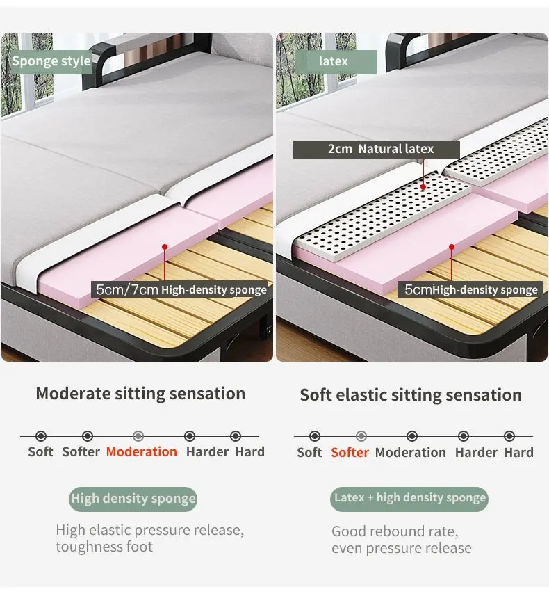 Multifunctional Folding Sofa Bed With Storage Sofa Come Bed With Price