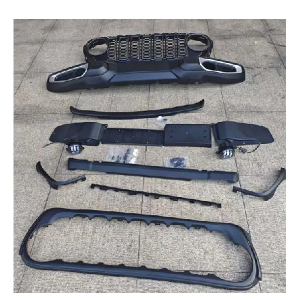 product wholesale front bumper assembly for wrangler 2023 2025 bumper shell reinforcement support kit-6