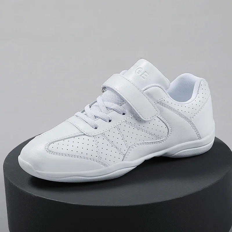 Scarpe Da Cheerleading Donna E Ragazza - Sneakers Leggere Per Allenamento Ginnastica, Danza, Fitness - Bianche, Taglie 32-42 - 4