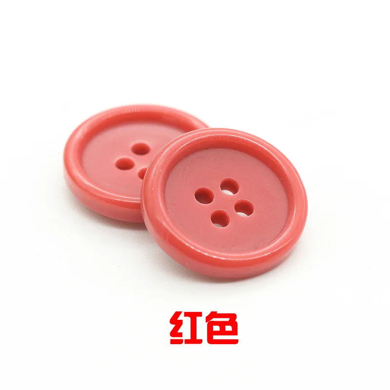 ZoTuoART Lot De Boutons Ronds En Résine 4 Trous, Multicolores