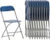 Sedia pieghevole blu