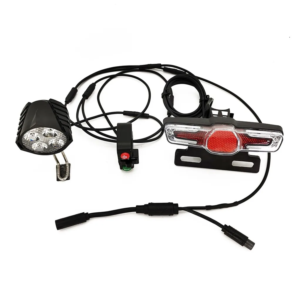 Waterproof 24-80V Ebike Light Set for Bafang BBS01 02 HD