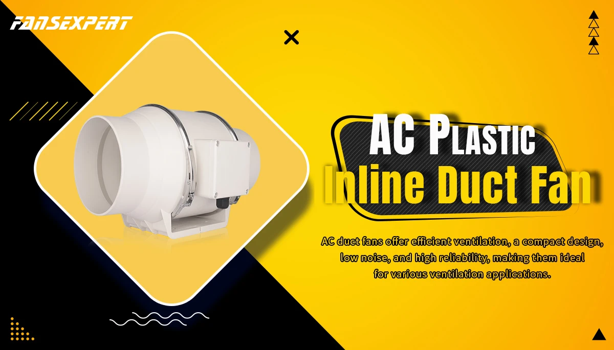 Duct Fan, 5in, Plastic, HVAC - detail 2