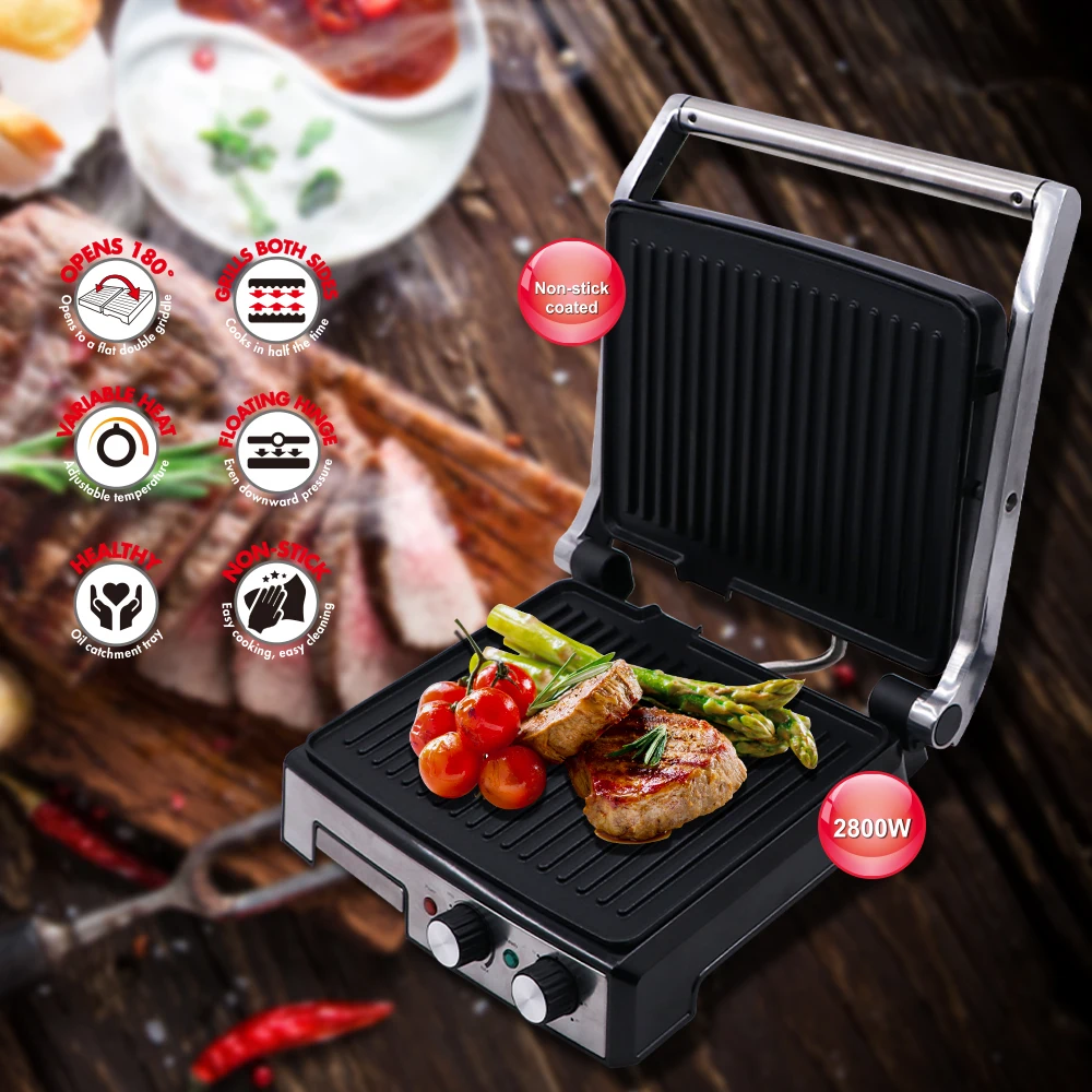 dsp grill non-stick removable plates 3