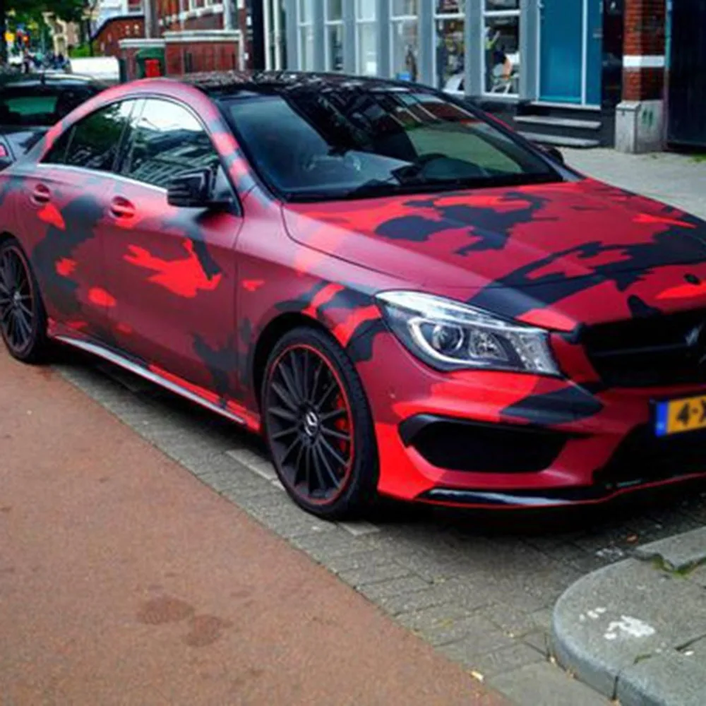 Wholesale Red Camouflage car wrap vinyl From m.alibaba.com