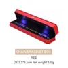 Chain Bracelet Box Red