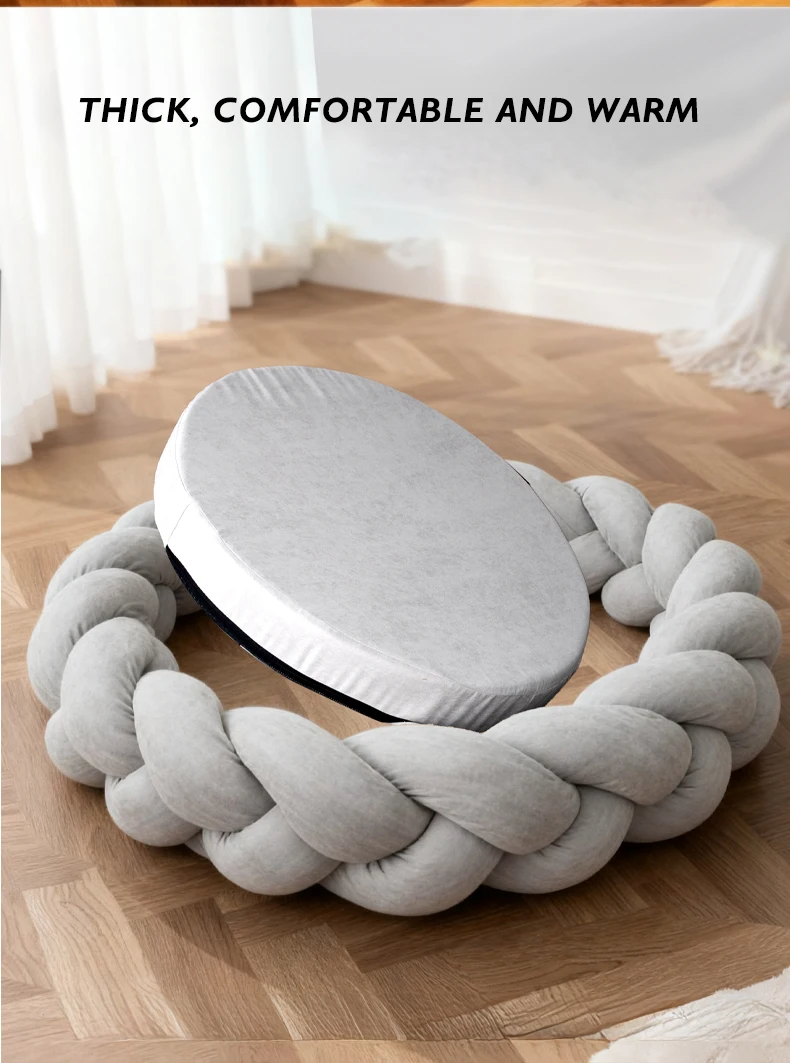 New Hand-knitted cat House Dog House Creative Machine Wash Thick Suff High-end Dog Bed Pet House6