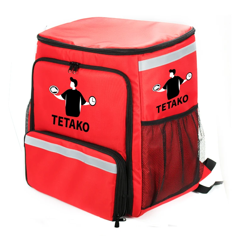 Large Capacity Motorcycles Hot Food Delivery Bag Insulated Pizza Thermal Backpacks Delivery