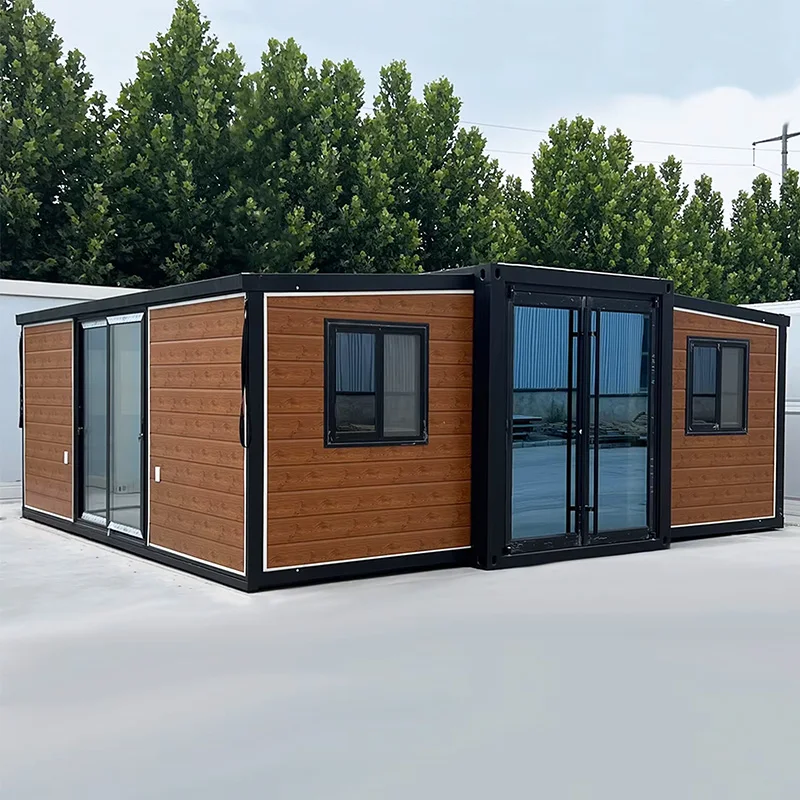 Modern Australian Standard Prefabricated Portable 40ft Foldable Expandable Container House Mobile Tiny Home 2 3 Living Room Park