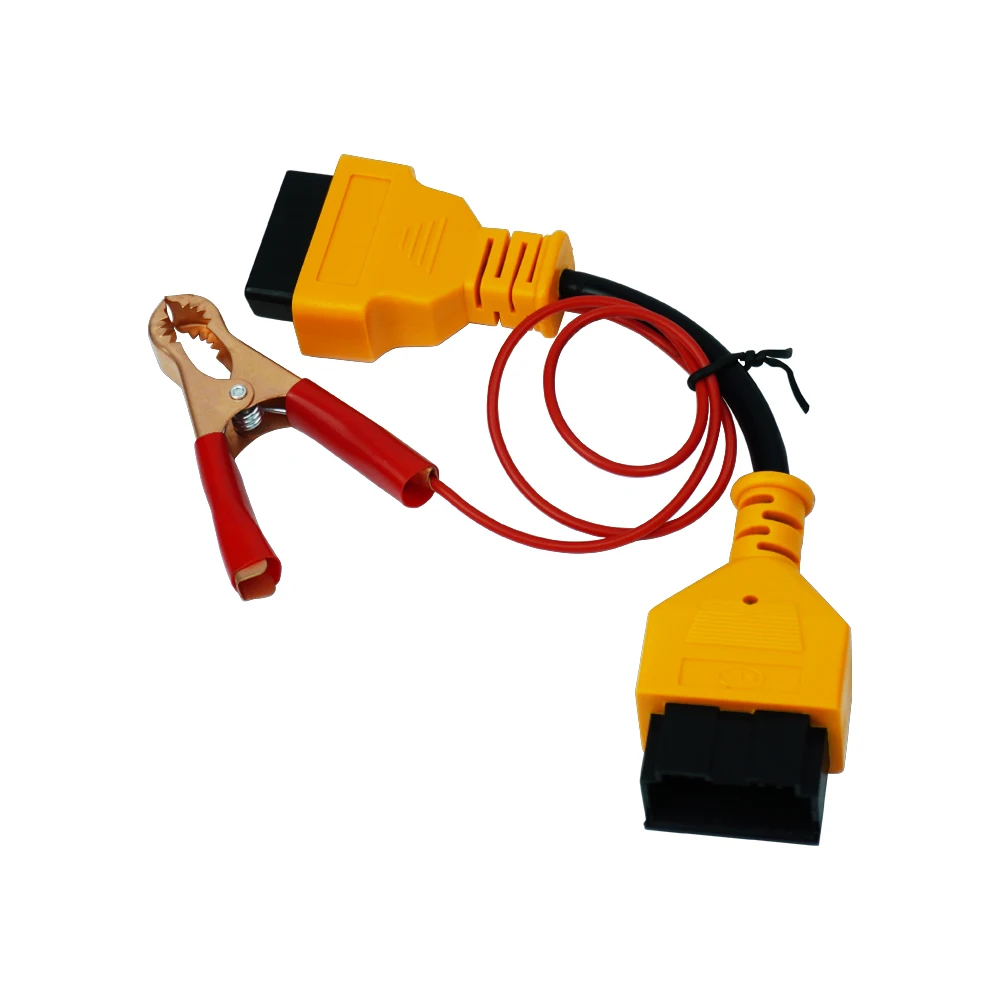 OEM ODM  20Pin to OBD OBD2 16PIN cable Battery Alligator Clip cable OBDII cable