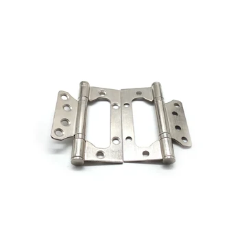 4\"*3\"*2.5 mm Steel Shower Flag Door Hinge Hidden Lash Hinge with Ball Bearing for Bathroom Window and Cabinets