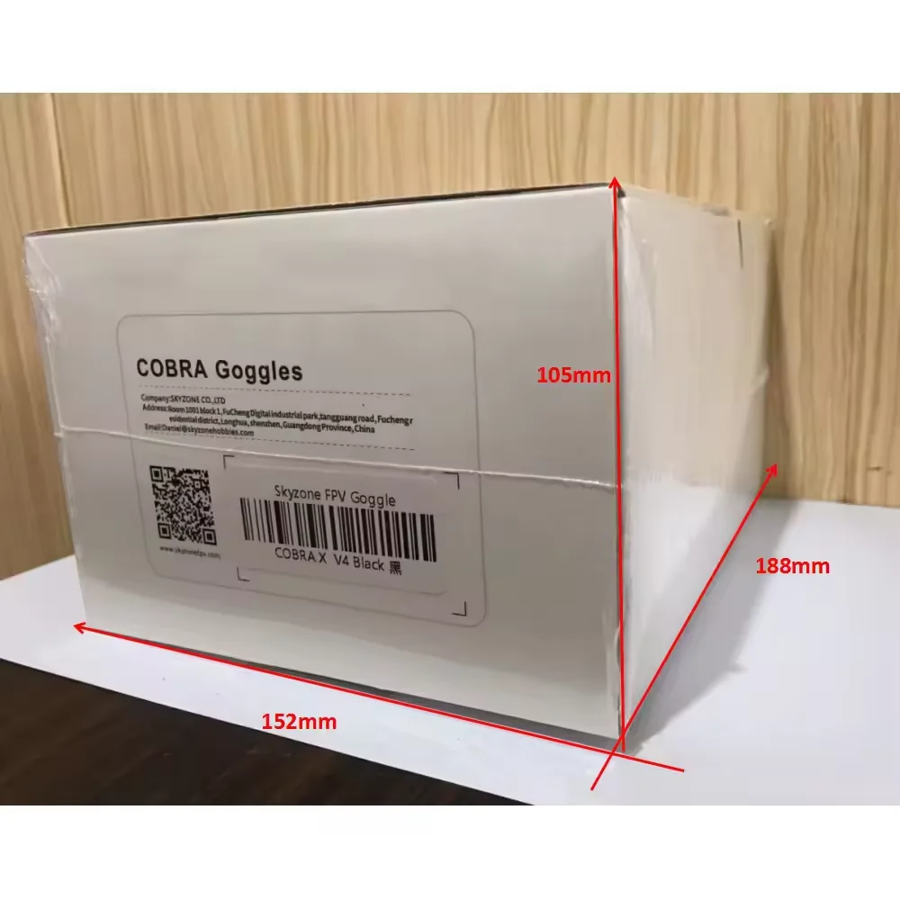 Skyzone Cobra X V4 FPV Goggles - 5.8GHZ 48CH DVR Head Tracker