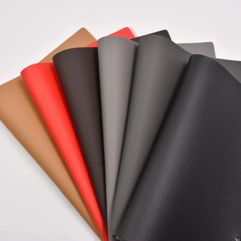 Cheap Faux PVC Leather Sheet Artificial Vinyl Leather Roll Synthetic Material PVC Fabric for Upholstery Sofa/car Seat Covers