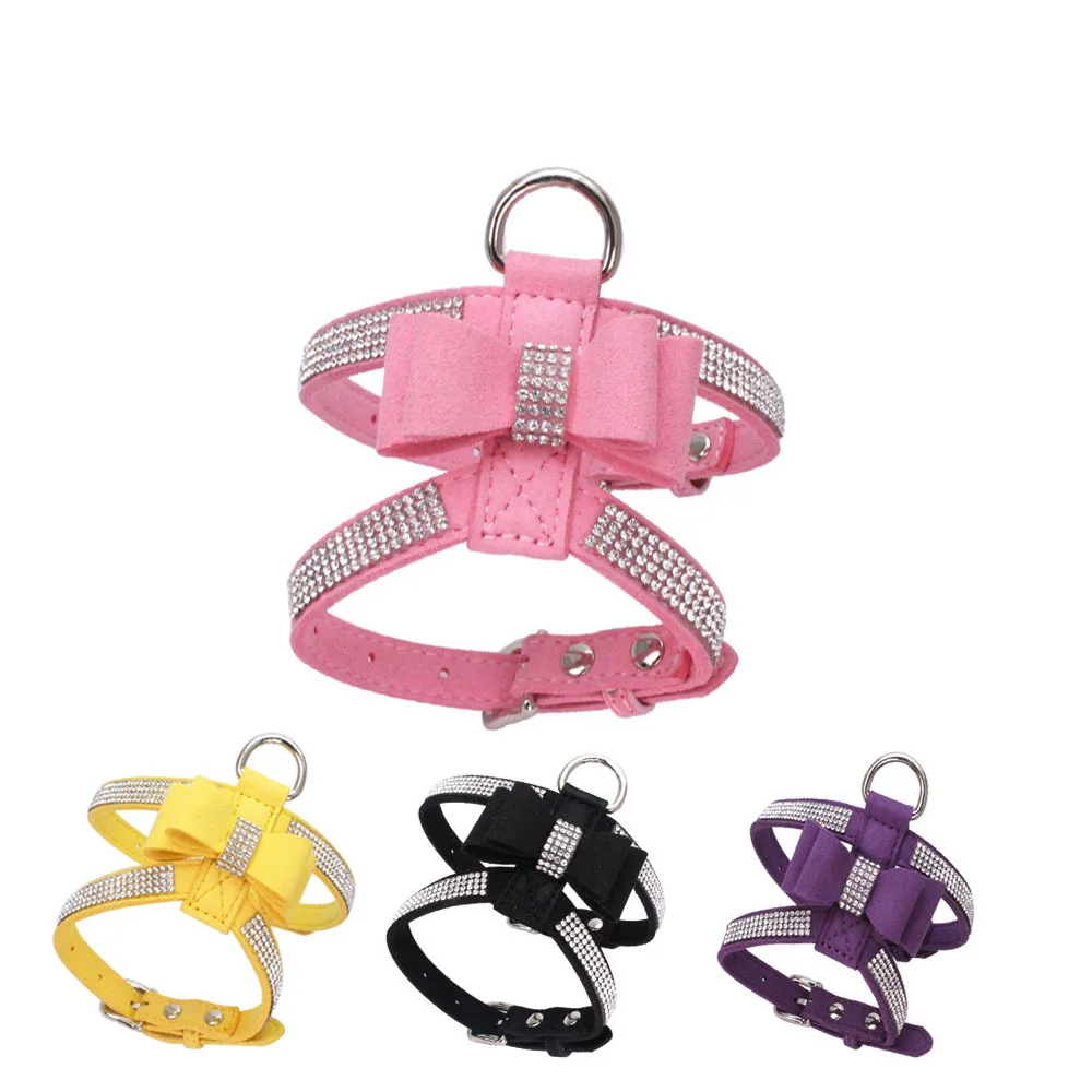 Dog Collars Manufacturer Bling Diamond Studded Dog Collar Leather PU Pet  Collar for Small Medium Large Dogs