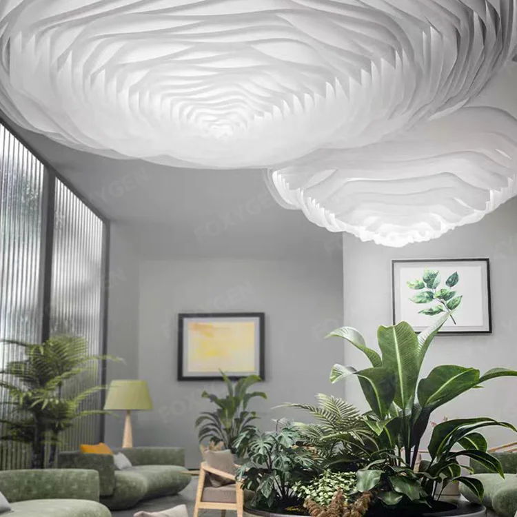 French Textured Paper Modern Style Drop Cloth Ceiling Fabric Drop a Grade Ceilingfor Hotel Shop manufacture