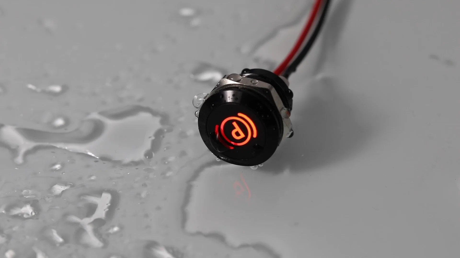 APIELE 19mm Waterproof LED Indicator Light - 12V AC/DC, Red, Metal Housing, For Car Truck Boat Dash - View #10