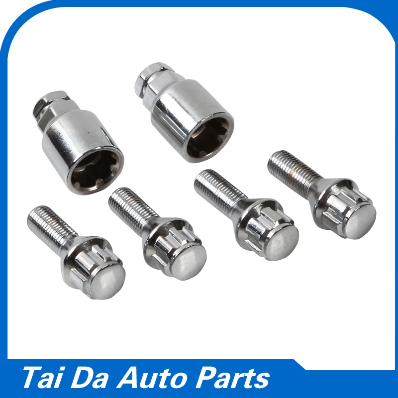 Spline Wheel Lock Bolts And Key Set Anti Theft Wheel Locks Buy Spline Wheel Bolts,Wheel Locks