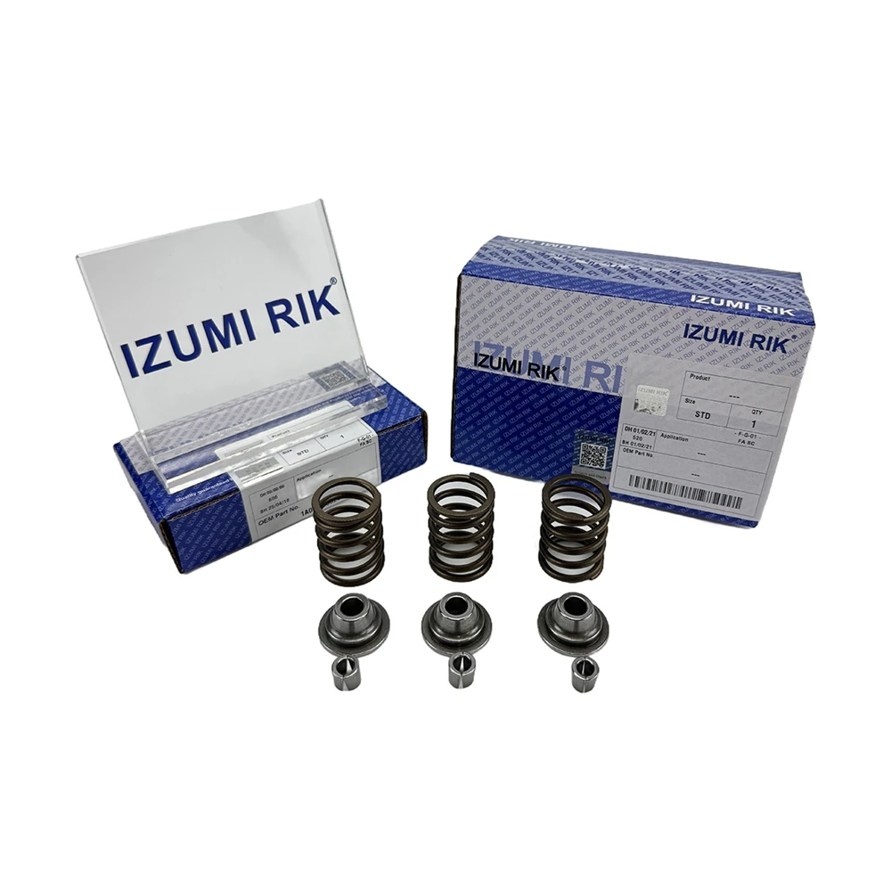 IZUMI RIK D6D D6E D7D Valve Spring + Seat + Retainer for Volvo Fast Delivery Engine Parts
