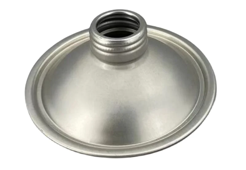 High quality Manufacturer metal can 307 cone top with 24mm screw opening for brake fluid oil packaging