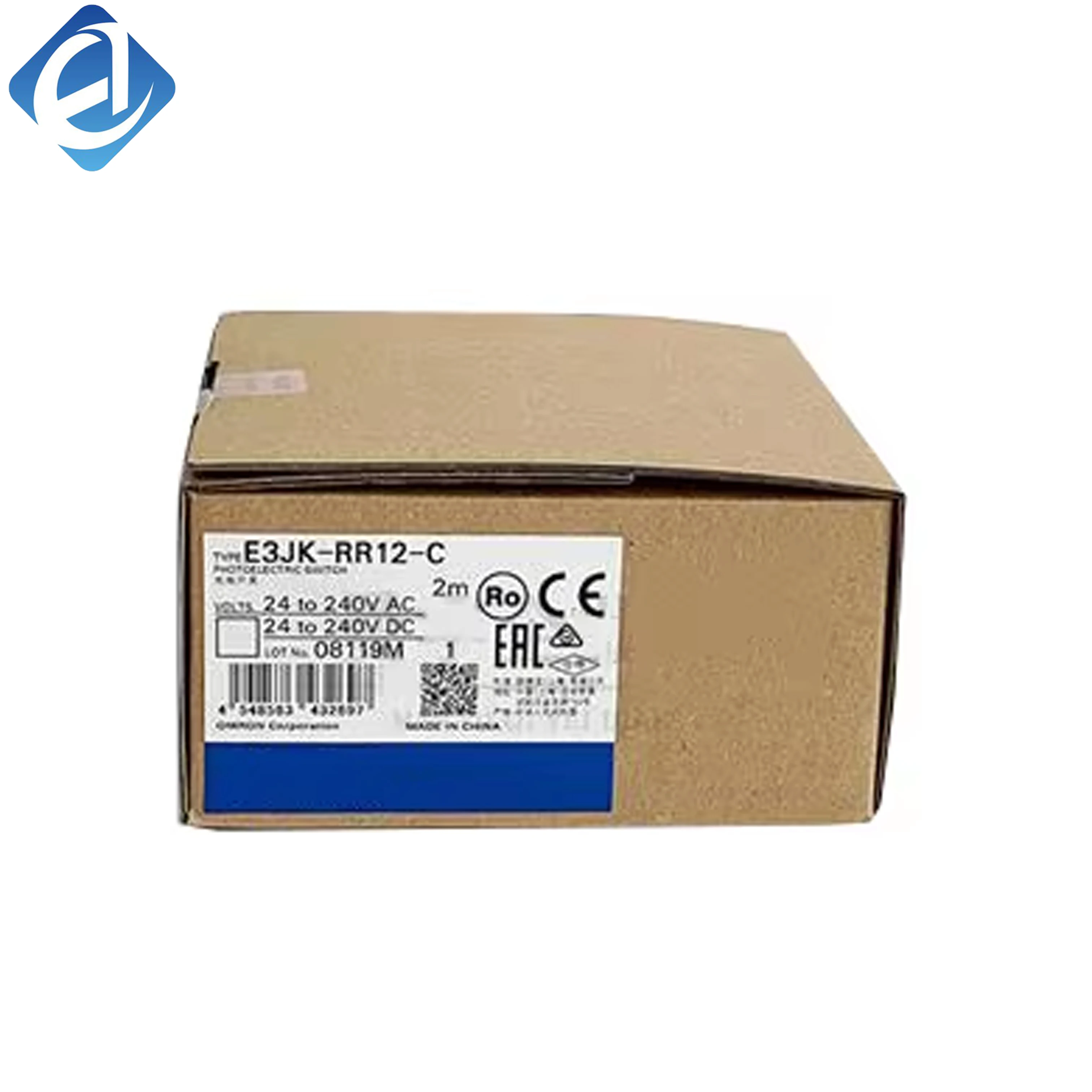 New Original Omron E3JK series retro-reflective photoelectric sensor. It features stable object detection, strong environmental adaptability and long service life. Widely used in conveying equipment counting, position detection, limit control and daily in