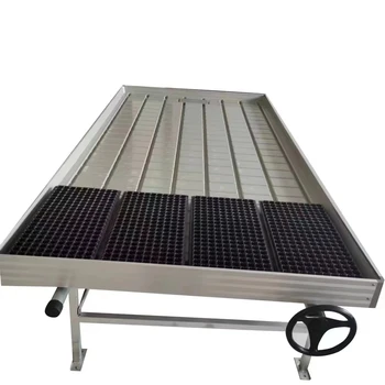 4x8 metal rolling bench greenhouse vertical grow table for farming