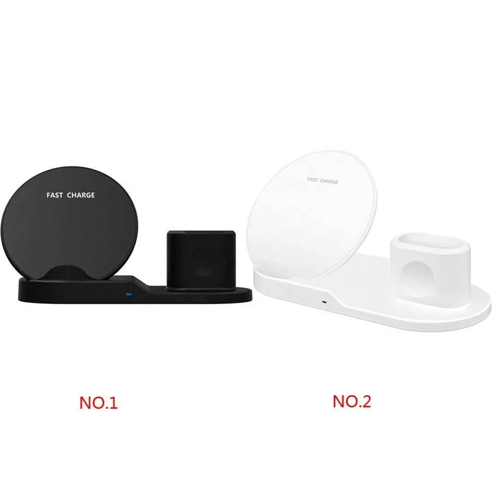 Factory Price Fantasy 10W Wireless Charger 3 in 1QI Station Fast Wireless Charger Stand For Mobile Phone For iwatch For earphone