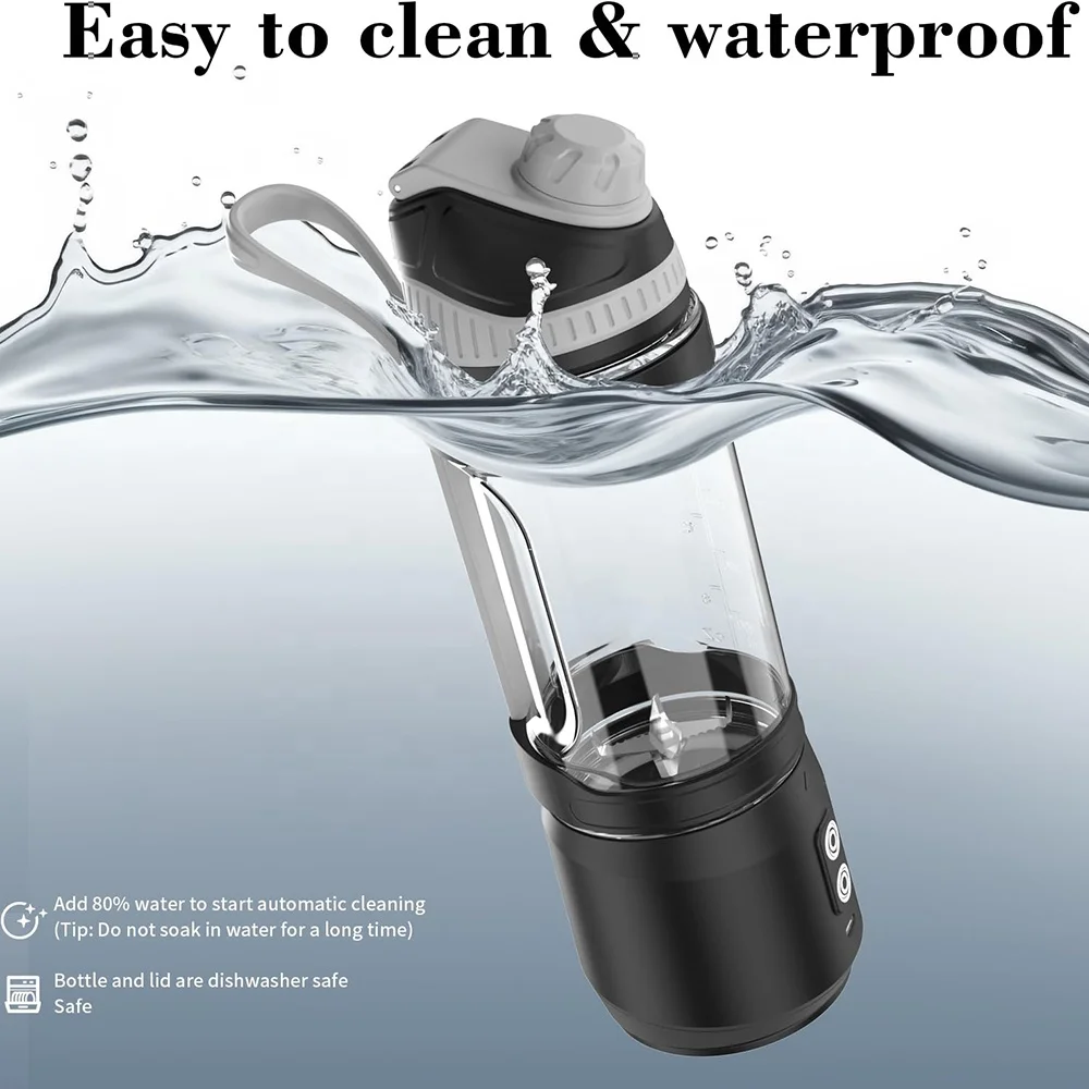 Customized Hand Held Blender Automatic Protein Shake Drink Mixer Crush Blender Portable