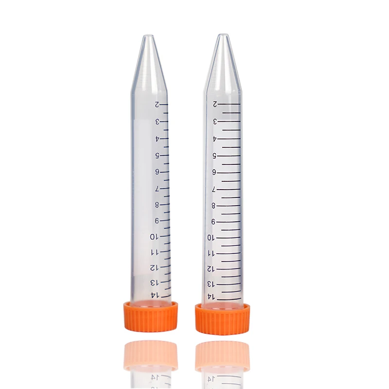 Высококачественные пластиковые центрифужные трубки 15 мл с коническим дном по Заводской Цене для