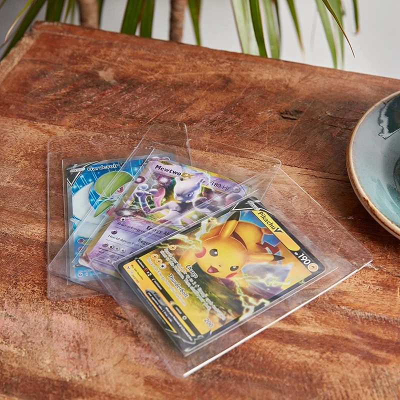 Wholesale Custom Semi-Rigid Card Case 35pt Thickness Perfect Fit Card Sleeves for Magic Yugioh Soccer Baseball Card Saver Wholesale Custom Semi-Rigid Card Case 35pt Thickness Perfect Fit Card Sleeves for Magic Yugioh Soccer Baseball Card Saver