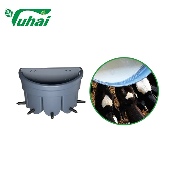 product 5 teat calf milk feeding bucket lamb nursing feeder container for animal farm use-2