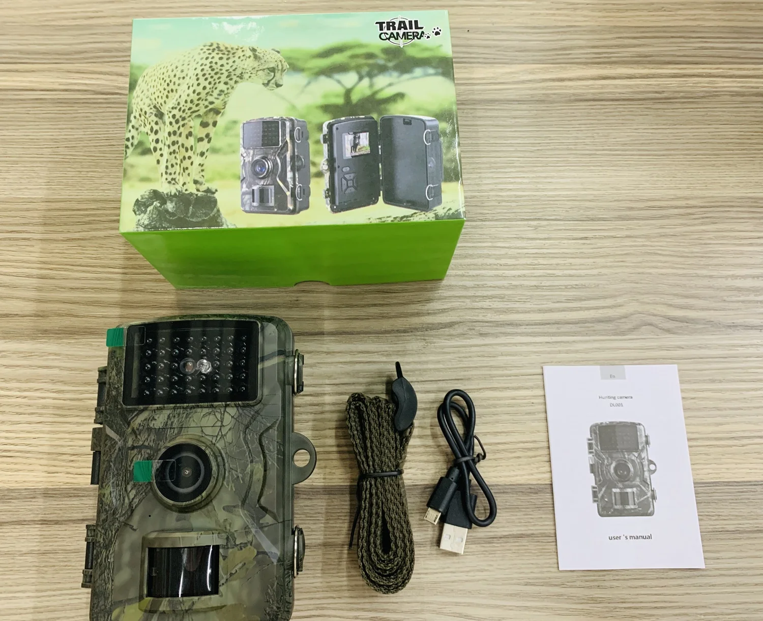 Wild Game Hunting Battery Power Infrared Outdoor Low Glow Night Vision Trail Hunting for PIR Trap 16MP DL001 Camera