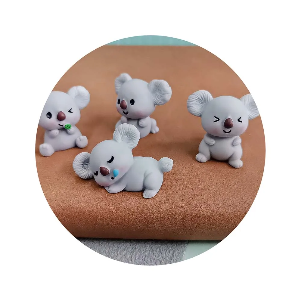 7/14 Stück Koala Figuren, Mini Koala Figuren aus Kunstharz, Tierfiguren Miniatur