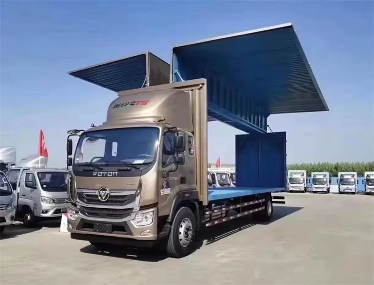 Stable Quality Wing Van Trailer Box Truck Body Wing Opening Gull Wing Truck