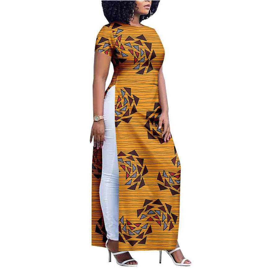 white christmas dresses African Dresses | Indigo African Print Summer Dress main image 0