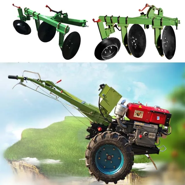 2022 Farm Machine Mini Type Fitted 65Mn Steel Disc Plough for Walking Tractor