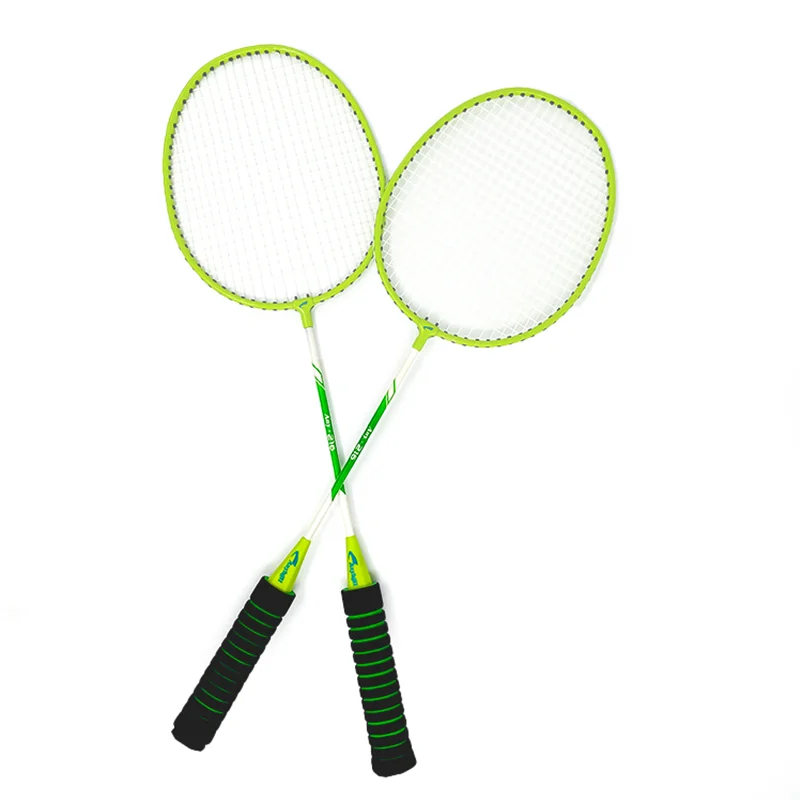 Hot selling cheap steel badminton racket factory supply  badminton racket set steel materials