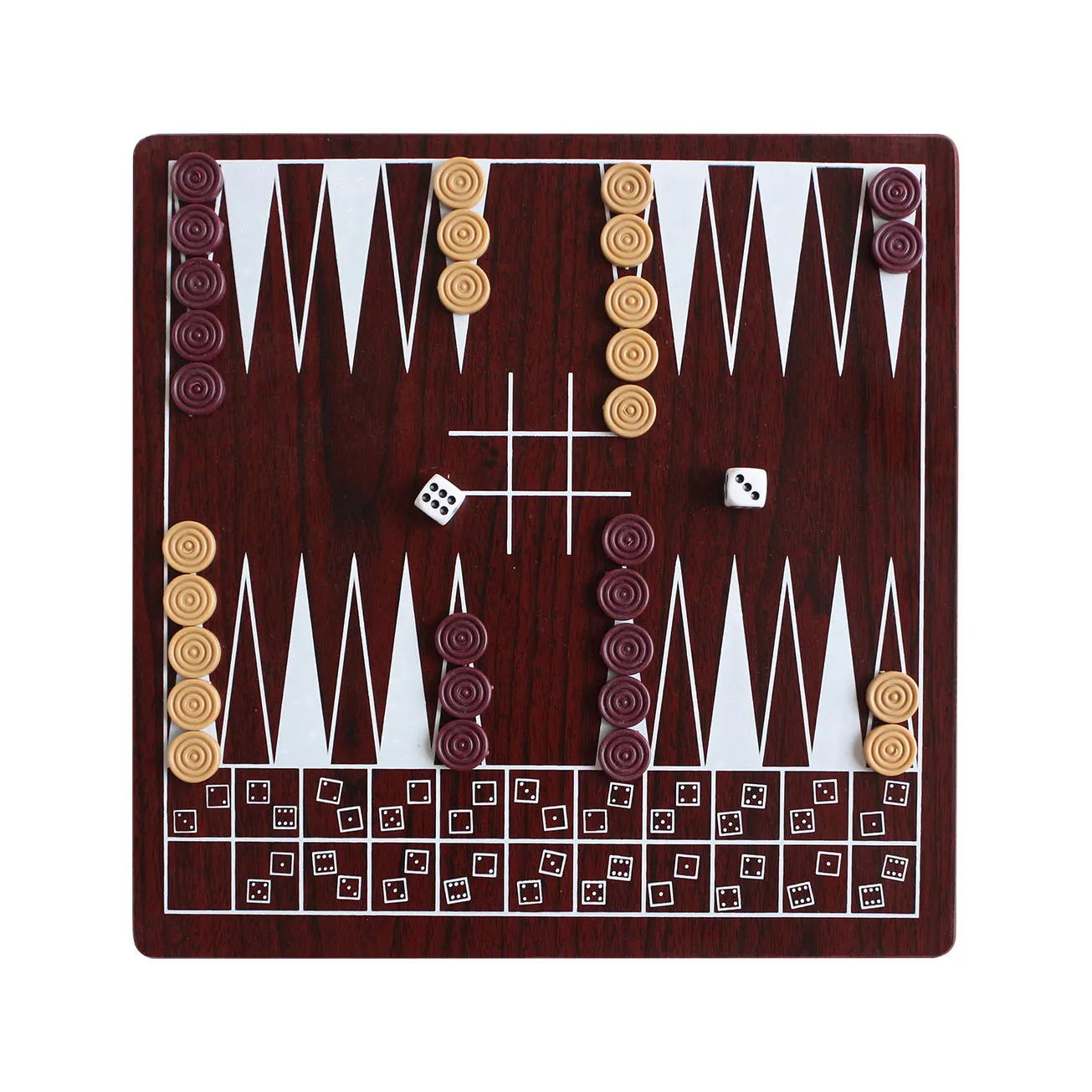 ボードゲームセット デラックス 10 in 1 テーブルトップ パルチーセィ