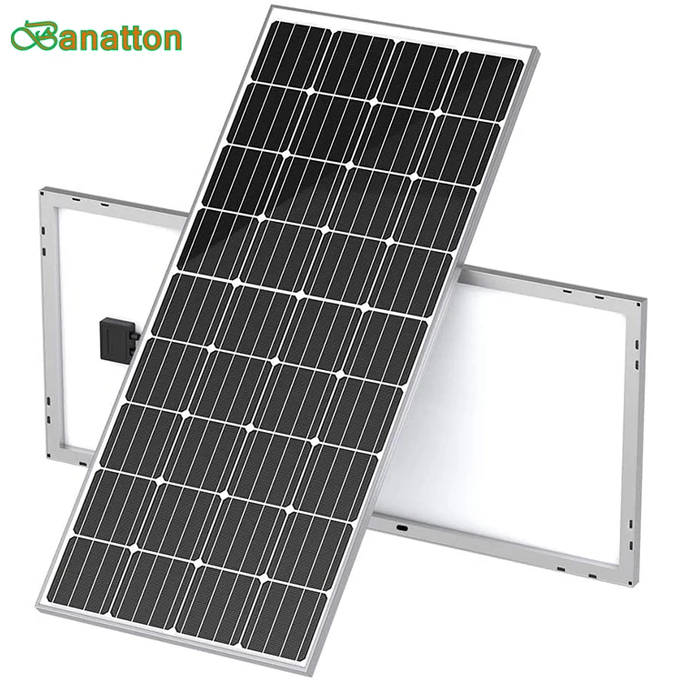 Banatton 150 Watts Solar Panel 12 Volts Monocrystalline Solar Cell Charger High Efficiency Module Off Grid Mono Painel Solar
