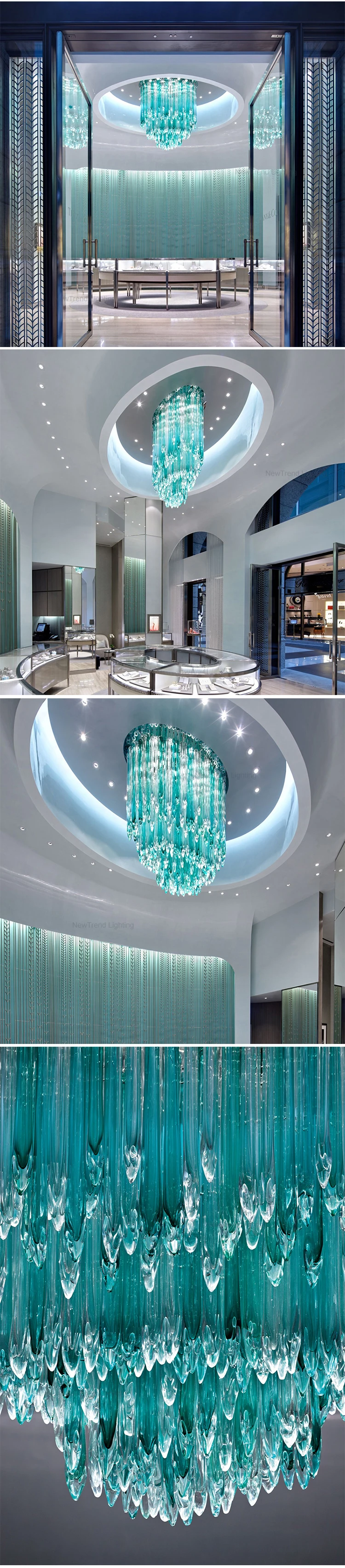 cpl 60 new product indoor project decoration lighting mall hotel lobby custom large chandelier  -1