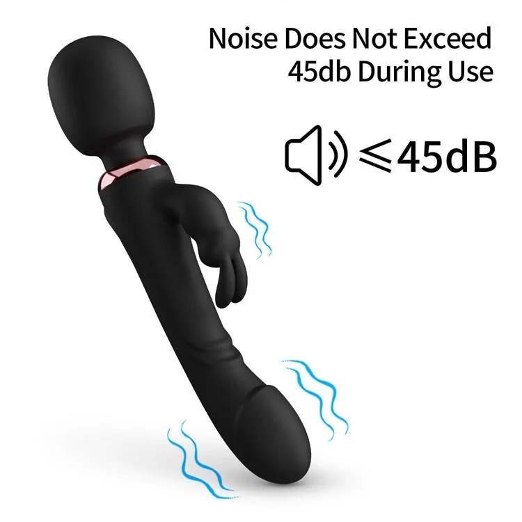 3 in 1 Rabbit Toy Stimulator AV Wand Vibrator Massage G Spot Dildo Vibrator Fairy Vibrator Toys for Women