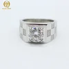 Whit Gold/White D Color Diamond