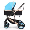 Baby Stroller - Blue+black combi