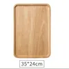 Couleur bois naturel avec finition polie, 35*24*2cm
