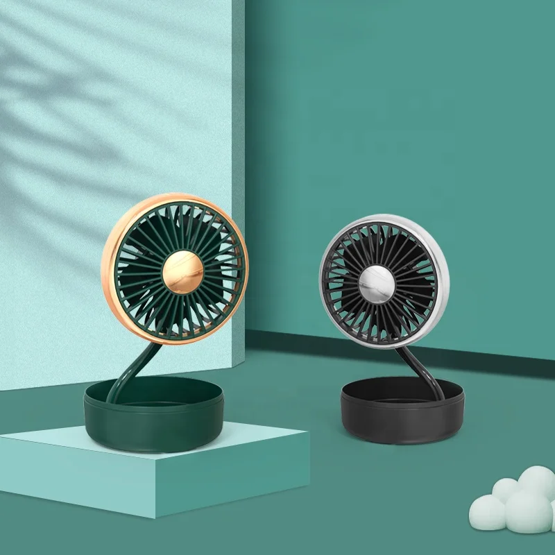2023 portable mini fan desktop work office brushless motor low noise bendable hose CE F302A other fans
