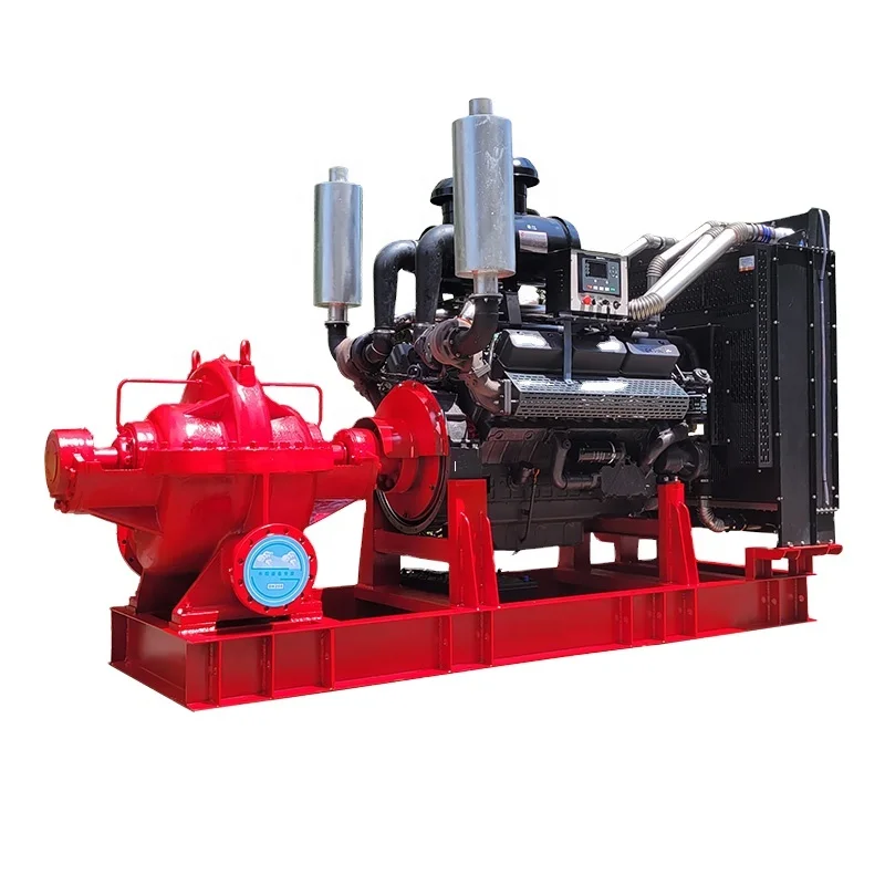Ship Diesel Emergency Mobile Portable Fire Pump