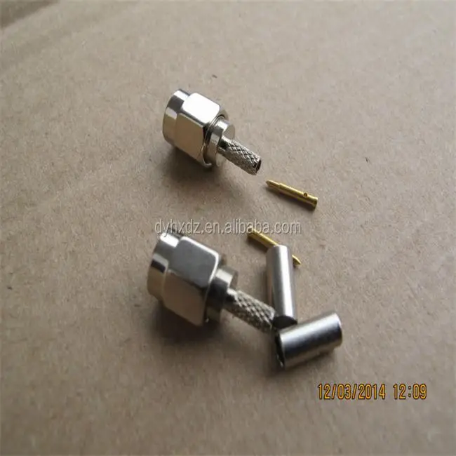 Plating nickel SMA crimp connector