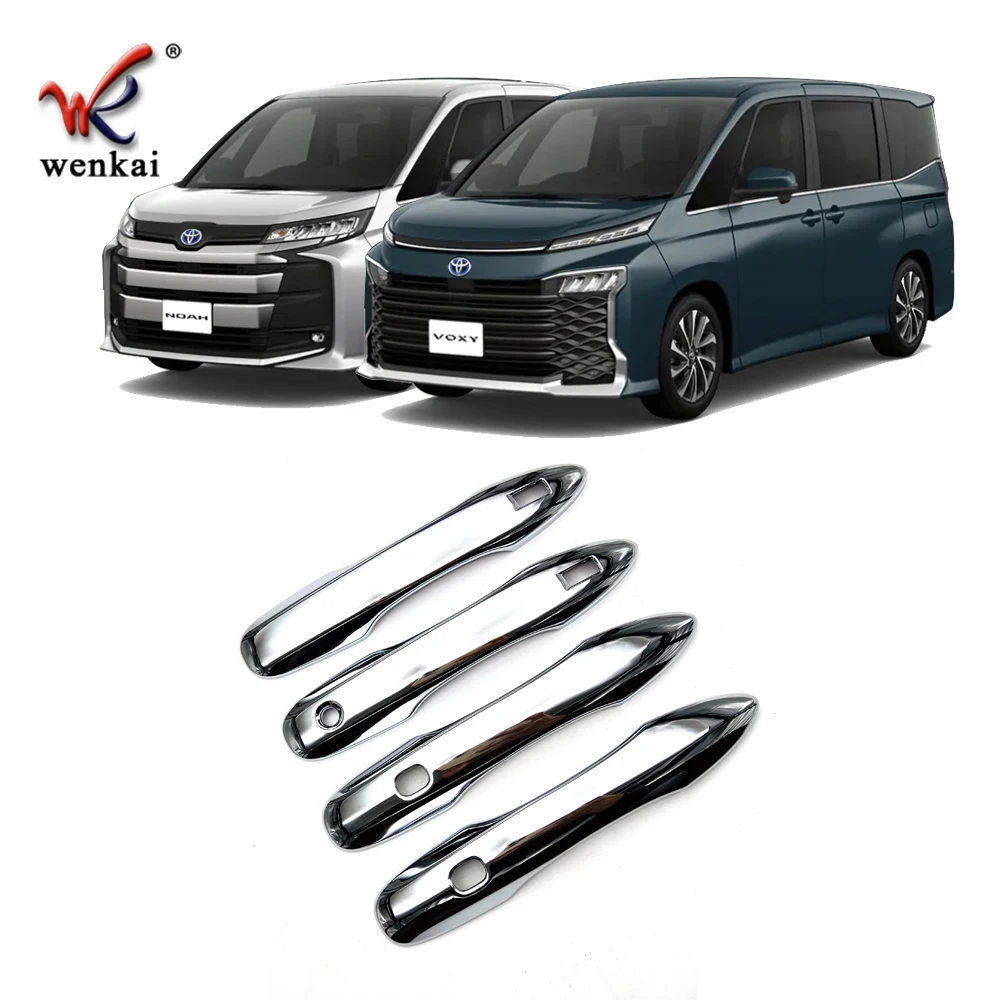 Toyota Voxy Noah 2021 2022 ABS Chrome Side Door Handle Cover Trim
