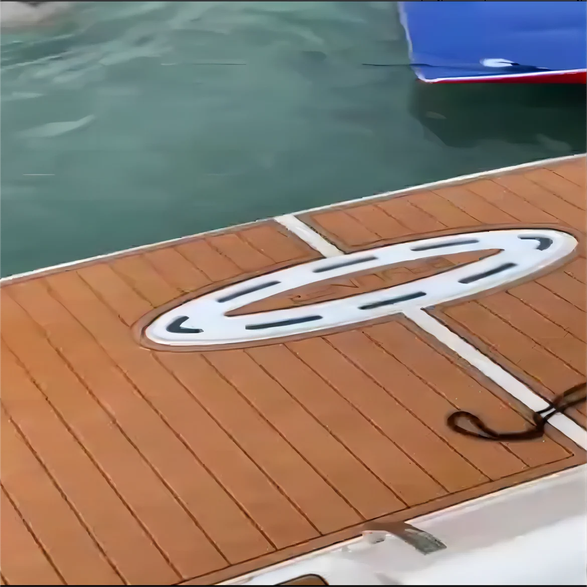 Zomanon Boat EVA Faux Teak Decking Mat – Custom Flooring Compatible With 2001 Bayliner 2655 Swim Platform - View #3