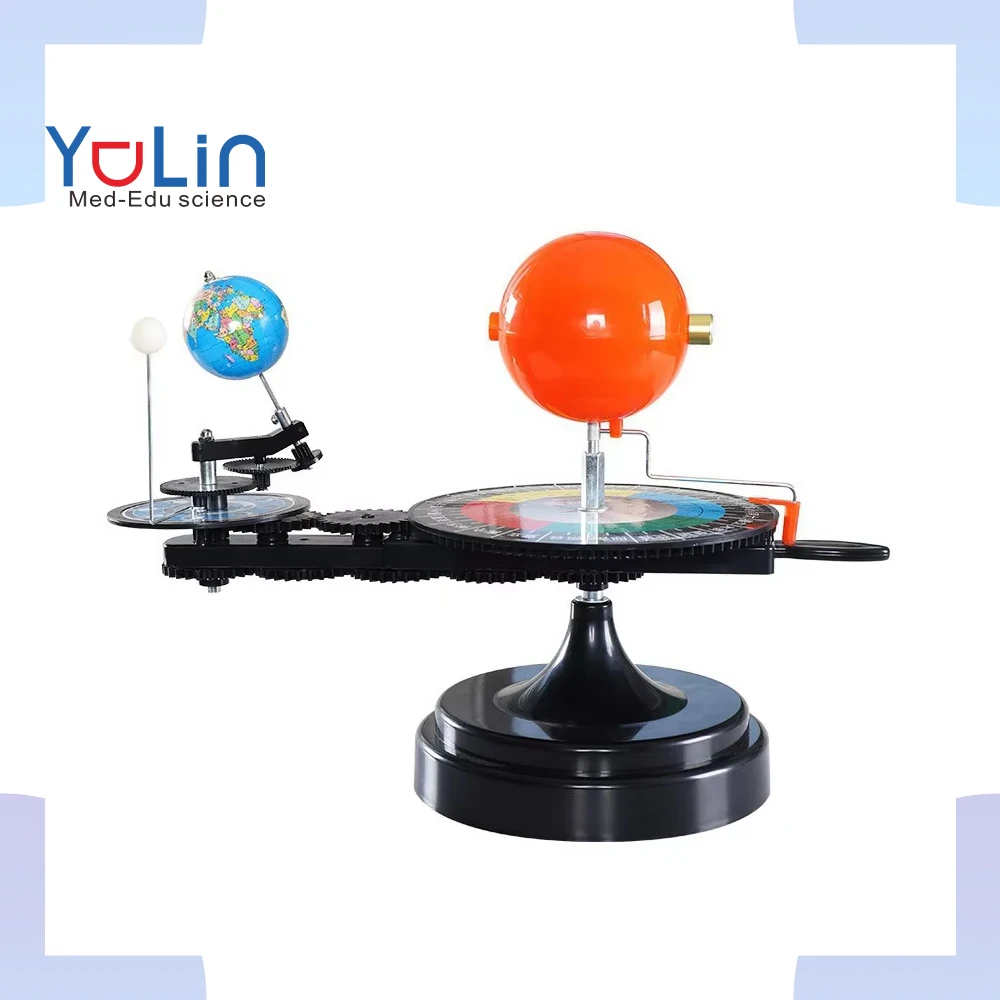 Sun Earth Moon Model for Teaching Use Student Planetarium Set Geography Instrument Plastic Sun Earth and Moon Model